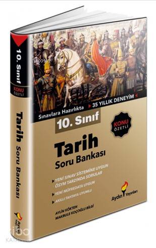 Aydın Yayınları 10. Sınıf Tarih Soru Bankası Aydın