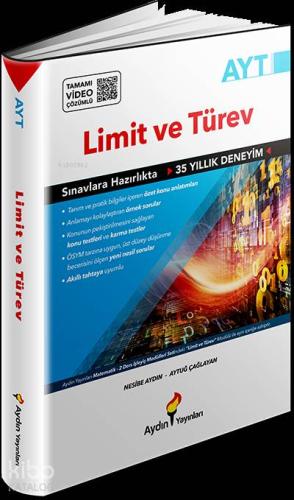 Aydın Yayınları AYT Limit ve Türev Modülü Aydın 