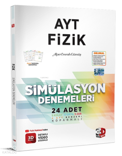 AYT 3D Simülasyon Fizik Denemeleri