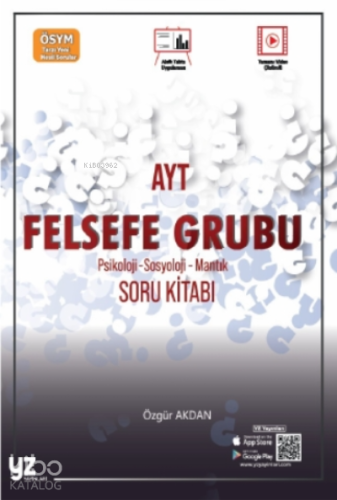 AYT Felsefe Grubu Psikoloji-Sosyoloji-Mantık Soru Kitabı Fatih Onüç