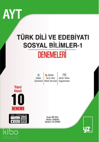 AYT Türk Dili ve Edebiyatı Sosyal Bilimleri-1 ;10 Deneme Kolektif