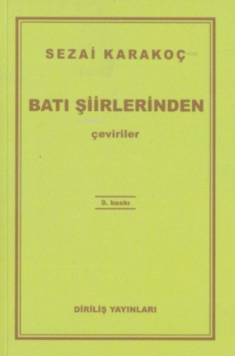 Batı Şiirlerinden Çeviriler Sezai Karakoç