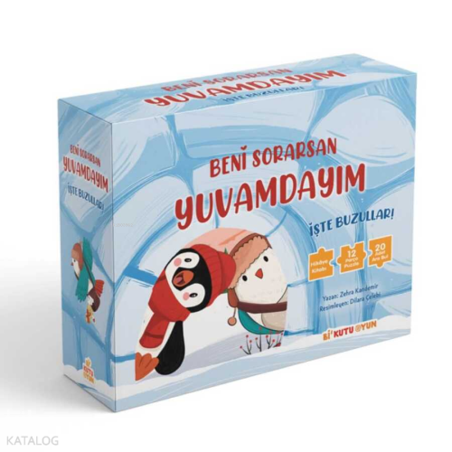 Beni Sorarsan Yuvamdayım - İşte Buzullar!;Kitap ve Oyun Seti Zehra Kan