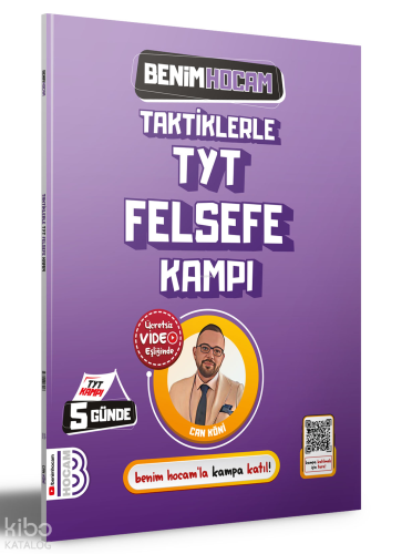 Benim Hocam Yayınları 2024 Taktiklerle TYT Felsefe Kampı Can Köni