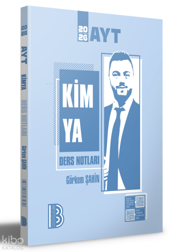 Benim Hocam Yayınları 2026 AYT Kimya Ders Notları