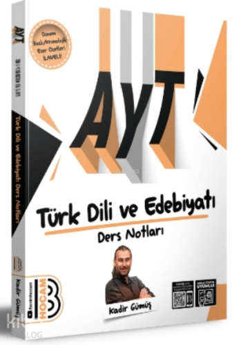 Benim Hocam Yayınları AYT Türk Dili ve Edebiyatı Ders Notları Kadir Gü