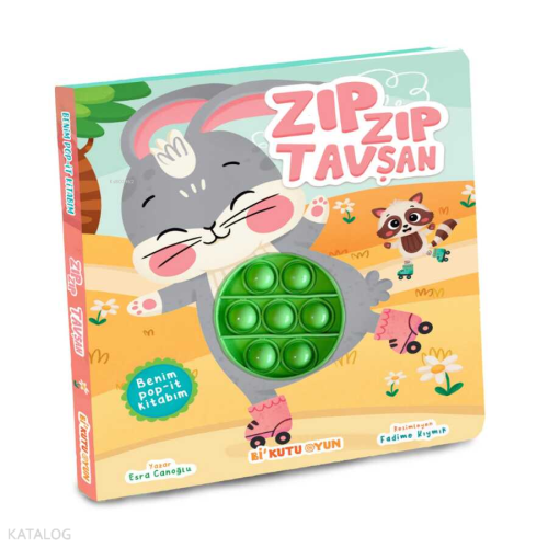 Benim Pop-İt Kitabım - Zıp Zıp Tavşan (Tak-Çıkar) Esra Canoğlu