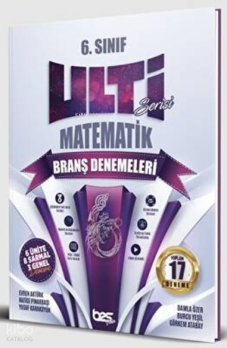 Bes Yayınları 6. Sınıf Bes Ulti Serisi Matematik Branş Denemeleri