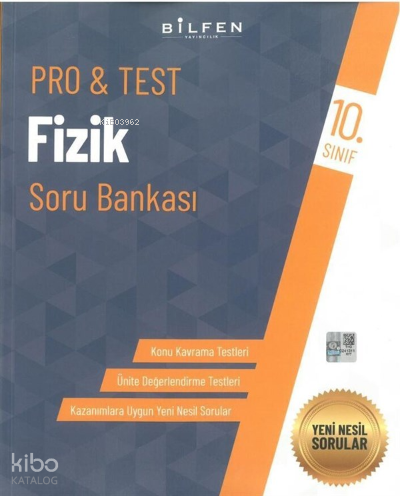 Bilfen Yayıncılık 10. Sınıf Pro Test Fizik Soru Bankası
