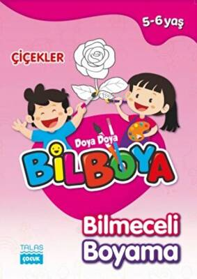Bilmeceli Boyama Çiçekler(5-6) Yaş Kolektif