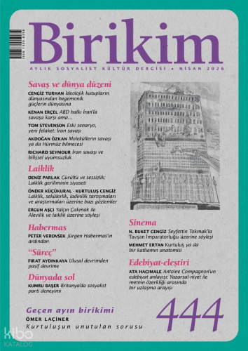 Birikim Sayı: 444 (Nisan 2026) Kolektif