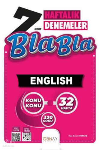 BLA BLA Serisi 32 Haftalık 7. Sınıf İngilizce