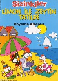 Boyama Kitabı 1 Limon İle Zeytin Tatilde