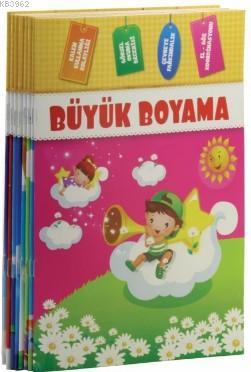 Büyük Boyama Seti (Renkli Örnekli - 8 Kitap) Kolektif