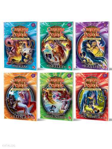 Canavar Peşinde Serisi Avantia'nın Tılsımı Macerası (19-24) Seti - (6 Kitap)