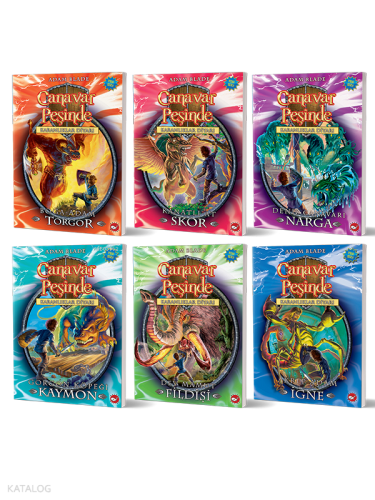 Canavar Peşinde Seti Karanlıklar Diyarı Macerası (13-18) Seti - (6 Kitap)