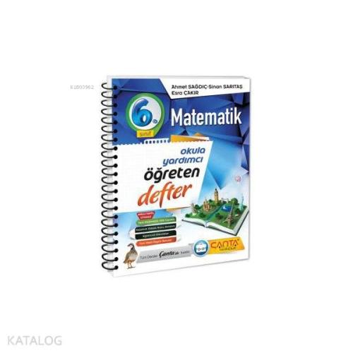 Çanta 6.Sınıf Defter Öğreten Matematik 