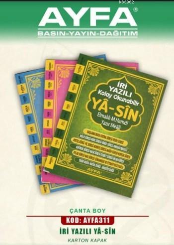 Çanta Boy Karşılıklı İri Yazılı Yasin (Kod:AYFA311)