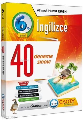 Çanta Yayınları 6. Sınıf İngilizce 40 Deneme Sınavı Çanta 