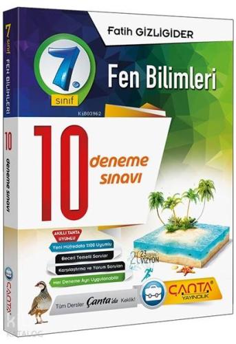 Çanta Yayınları 7. Sınıf Fen Bilimleri 10 Deneme Sınavı Çanta 