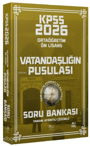 CBA Yayınları KPSS Lise Ortaöğretim Ön Lisans Vatandaşlık Vatandaşlığı