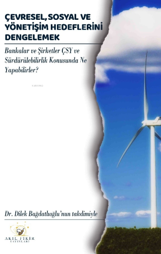 Çevresel, Sosyal Ve Yönetişim Hedeflerini Dengelemek;Bankalar ve Şirketler ÇSY ve Sürdürülebilirlik Konusunda Ne Yapabilirler?
