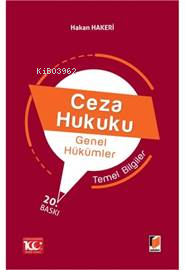 Ceza Hukuku Genel Hükümler Temel Bilgiler
