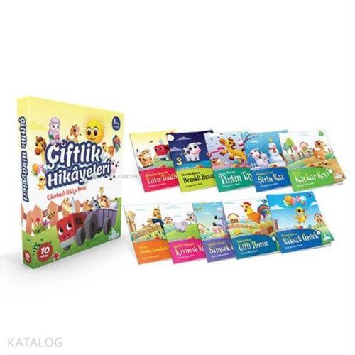 Çiftlik Hikayeleri (10 Kitap Takım) Çıkartmalı Hikaye Serisi Kolektif