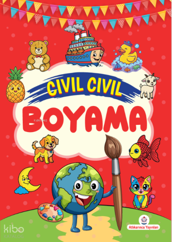 Cıvıl Cıvıl Boyama Kitabı Kolektif