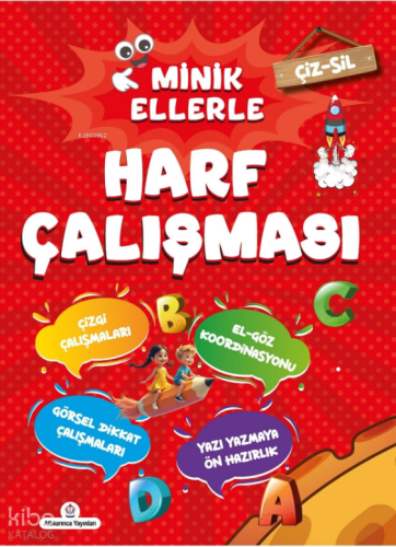 Çiz - Sil Minik Ellerle Harf Çalışması Kolektif