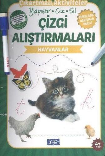 Çizgi Alıştırmaları - Hayvanlar Ülkü Unsu
