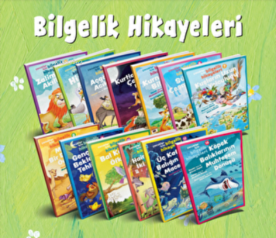 Çocuklar için Bilgelik Hikayeleri (Set) 16 Kitap