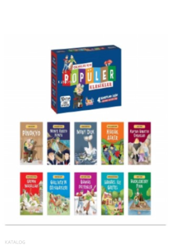Çocuklar İçin Popüler Klasikler;(10 Kitap+Soru Kitapçılığı)