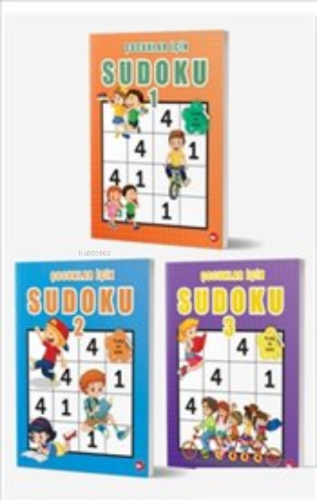 Çocuklar İçin Sudoku Seti (3 Kitap Takım)