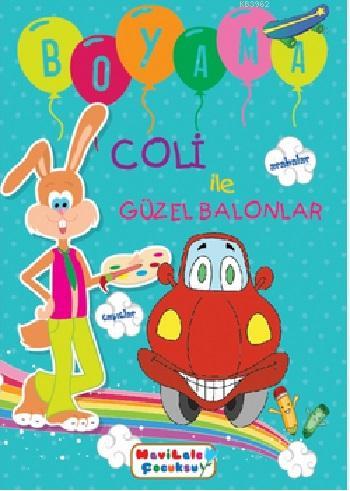 Coli ile Güzel Balonlar Boyama Kİtabı