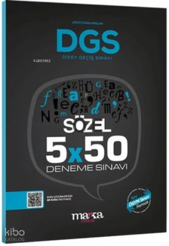 DGS Sözel 5x50 Deneme Sınavı Tamamı PDF Çözümlü Açıklanan Yeni Müfredat Marka Yayınları