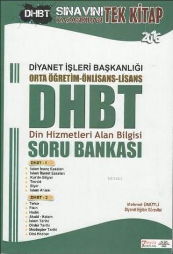 DHBT Soru Bankası (Din Hizmetleri Alan Bilgisi Soru Bankası) 2016 Mehm