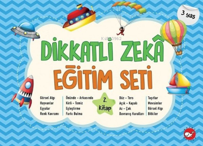Dikkatli Zeka Eğitim Seti - 2.Kitap 3 Yaş