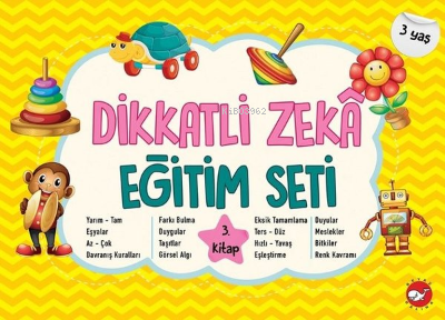 Dikkatli Zeka Eğitim Seti - 3.Kitap 3 Yaş