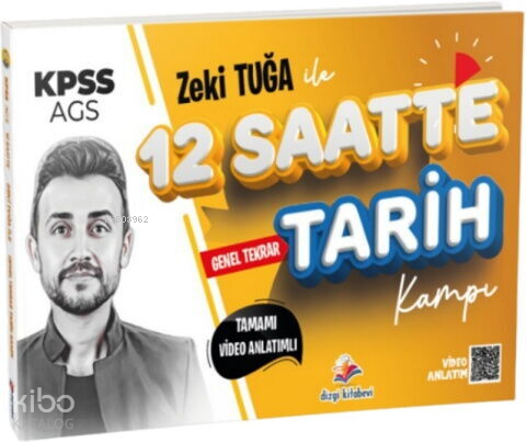 Dizgi Kitap 2026 KPSS Zeki Tuğa ile Tamamı Video Anlatımlı 12 Saatte Tarih Tekrar Kampı