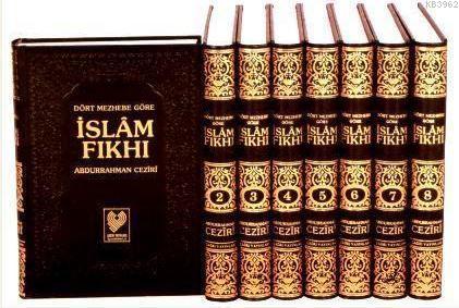 Dört Mezhebe Göre İslâm Fıkhı; (büyük boy 8 cilt, 1. hamur kâğıt, ciltli)