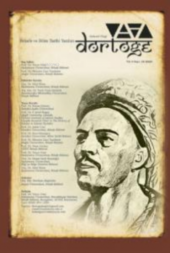 Dörtöğe Felsefe Ve Bilim Tarihi Yazıları Hakemli Dergi; Yıl 9 Sayı 18