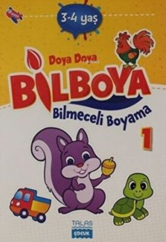Doya Doya Bil Boya Bilmeceli Boyama 1 3-4 Yaş Kolektif