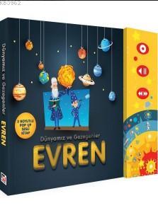 Dünyamız ve Gezegenler Evren (Ciltli); (3 Boyutlu Pop-Up Sesli Elektronik Kitap)