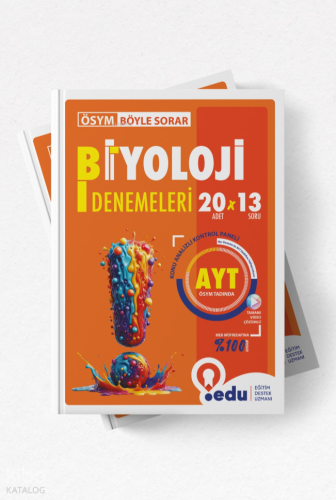 Edu Yayınları Ayt Biyoloji Branş Denemeleri Murat Aydoğan