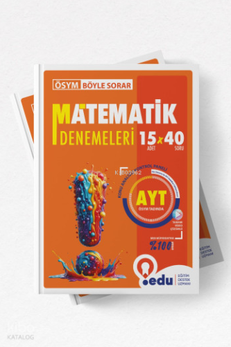 Edu Yayınları Ayt Matematik Branş Denemeleri Rafet Özdemir