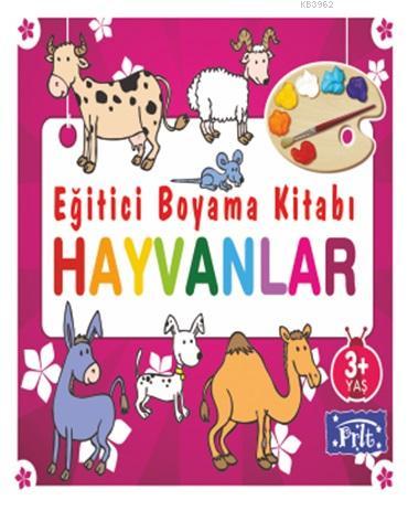 Eğitici Boyama Kitabı - Hayvanlar; 3 Yaş Üstü