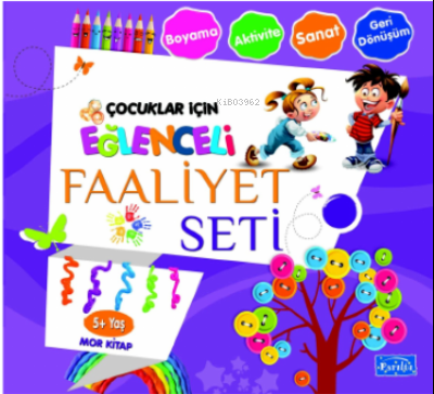 Eğlenceli Faaliyet Seti Mor Kitap– 5 YAŞ ÜZERİ Ahmet Yanar
