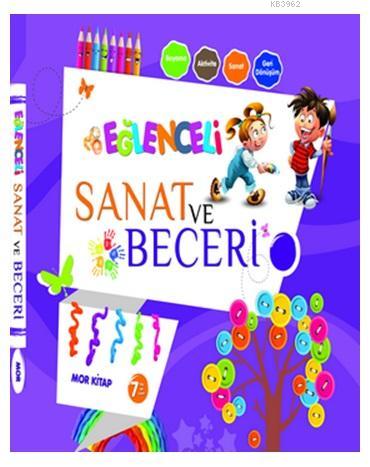 Eğlenceli Sanat ve Beceri Mor Kitap (7 Yaş)