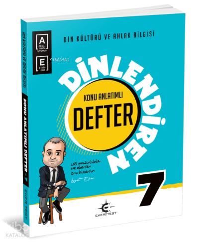 Eker Test 7. Sınıf Din Kültürü ve Ahlak Bilgisi Dinlendiren Konu Anlatımlı Defter